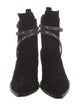 René Caovilla Suede Crystal Embellishments Sock Boots