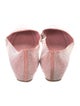 René Caovilla Suede Crystal Embellishments Ballet Flats