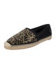 René Caovilla Leather Printed Espadrilles