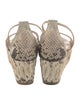 René Caovilla Snakeskin Animal Print Espadrilles