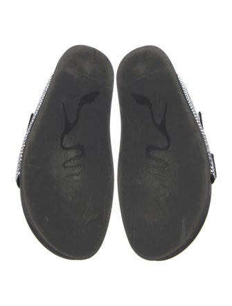 René Caovilla Crystal Slides