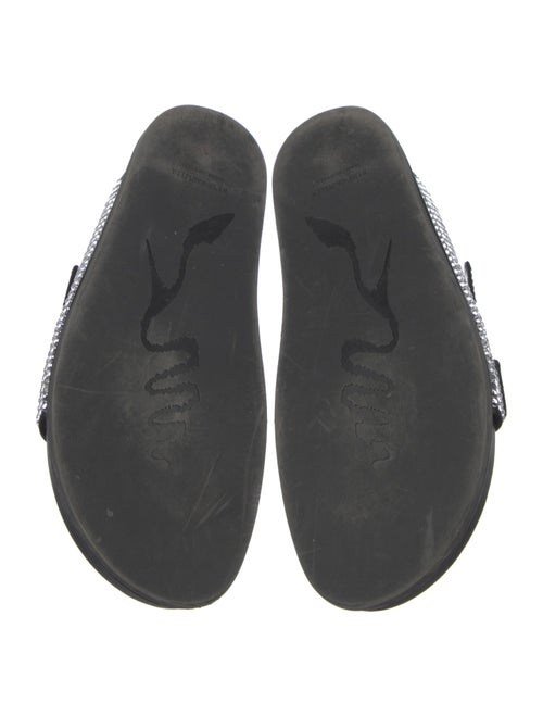 René Caovilla Crystal Slides