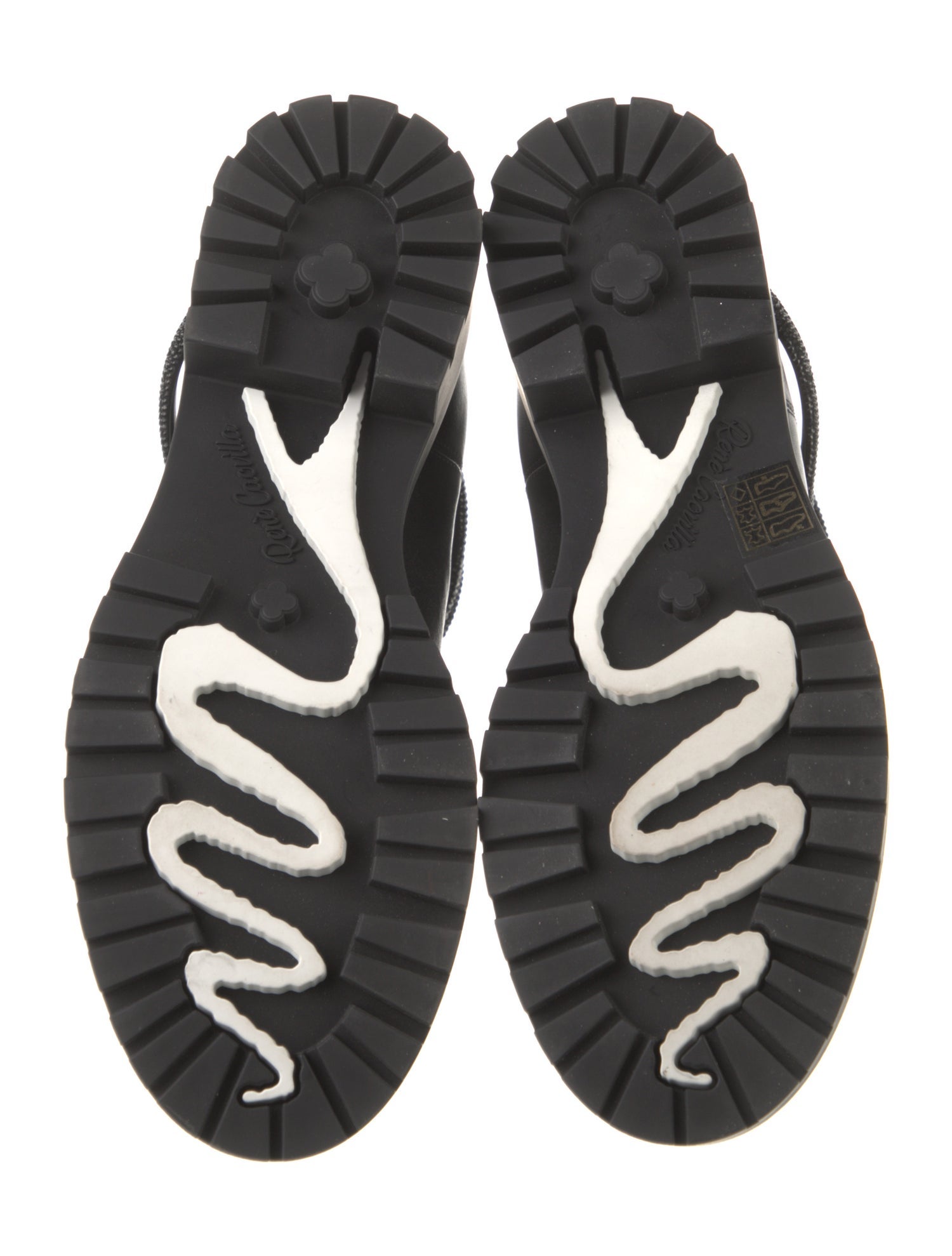 René Caovilla Leather Crystal Embellishments Moto Boots