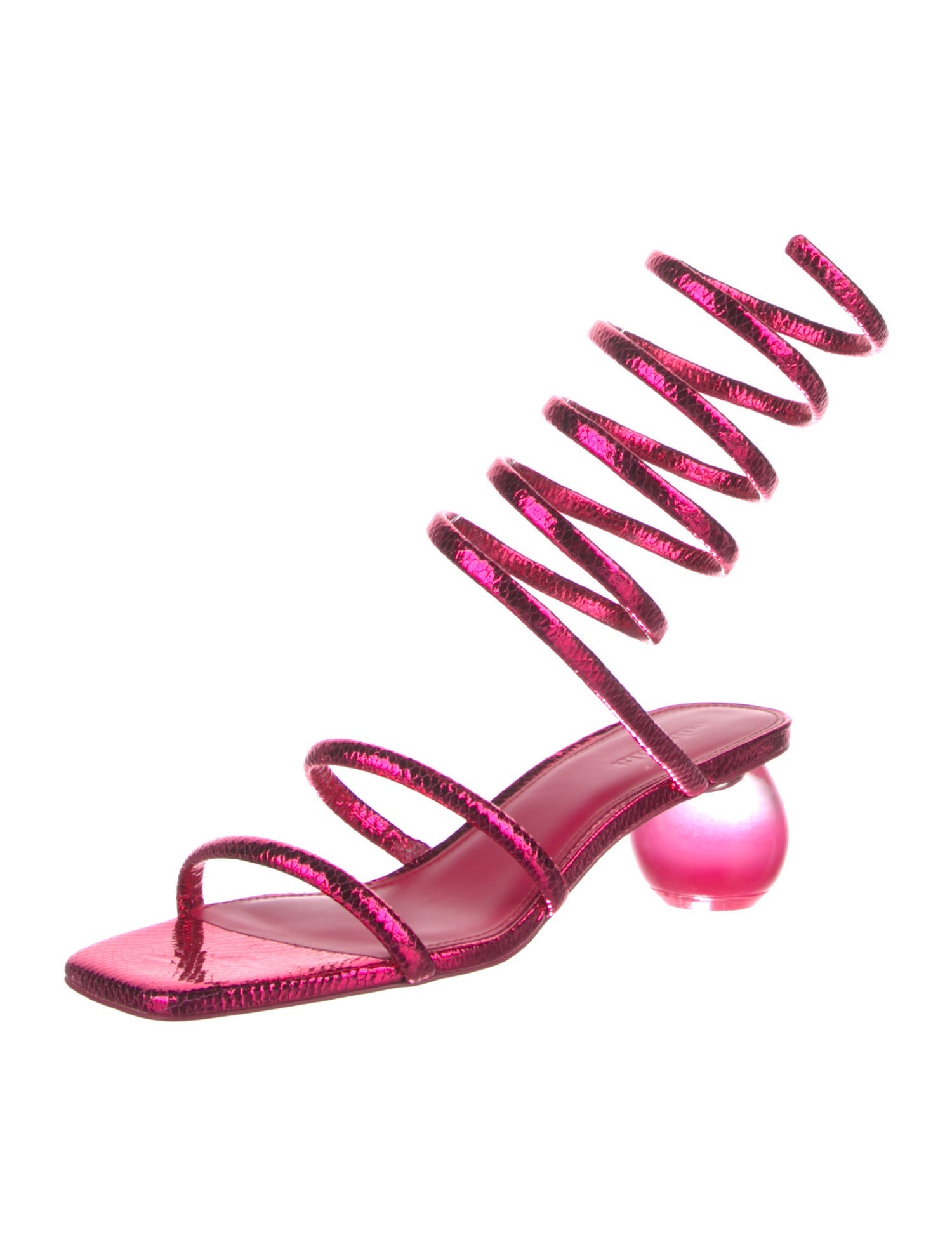 René Caovilla Patent Leather Gladiator Sandals w/ Tags