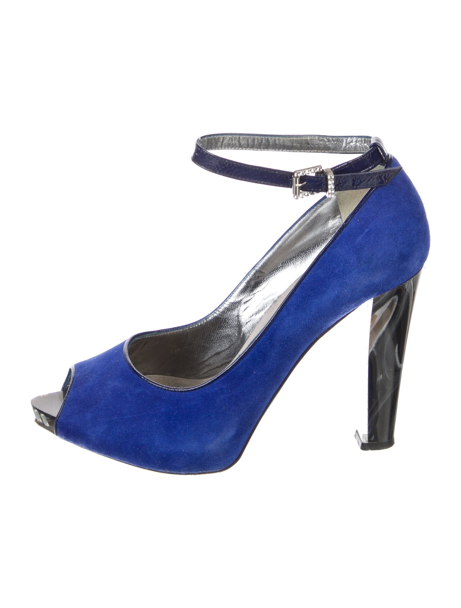 René Caovilla Suede Pumps