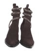 René Caovilla Suede Crystal Embellishments Sock Boots