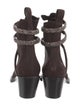 René Caovilla Suede Crystal Embellishments Sock Boots