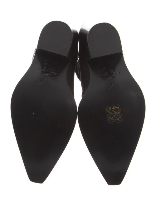 René Caovilla Suede Crystal Embellishments Sock Boots