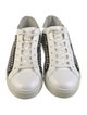 René Caovilla Leather Colorblock Pattern Sneakers