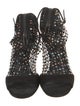 René Caovilla Suede Glitter Accents Sock Boots