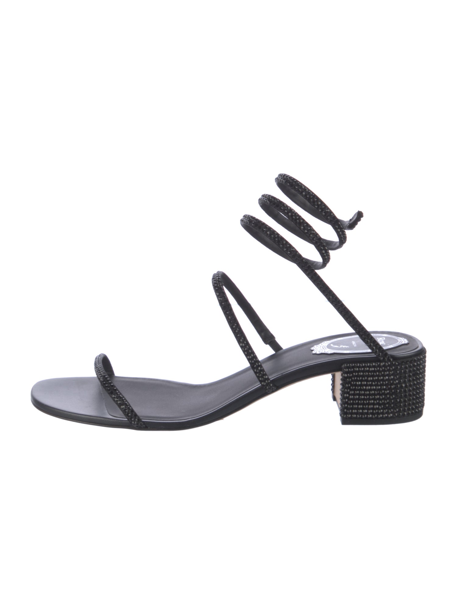 René Caovilla Crystal Crystal Embellishments Gladiator Sandals