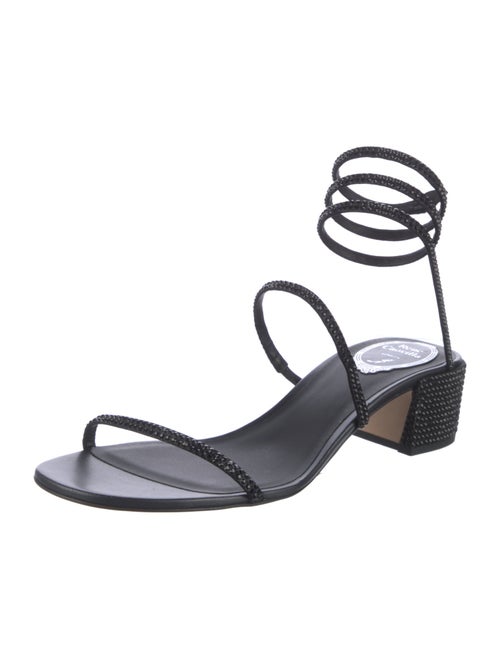 René Caovilla Crystal Crystal Embellishments Gladiator Sandals