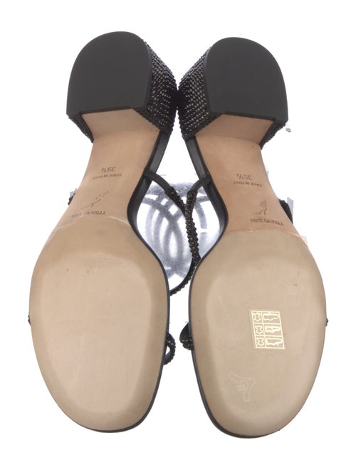 René Caovilla Crystal Crystal Embellishments Gladiator Sandals