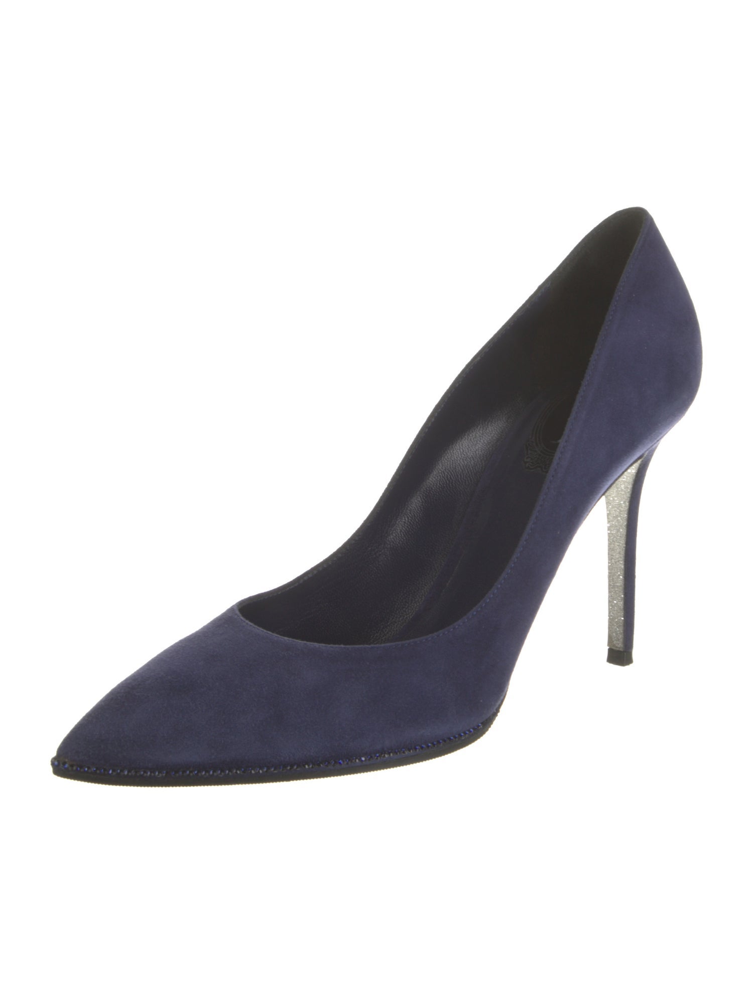 René Caovilla Suede Pumps