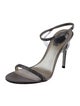 René Caovilla Crystal Crystal Embellishments Slingback Sandals
