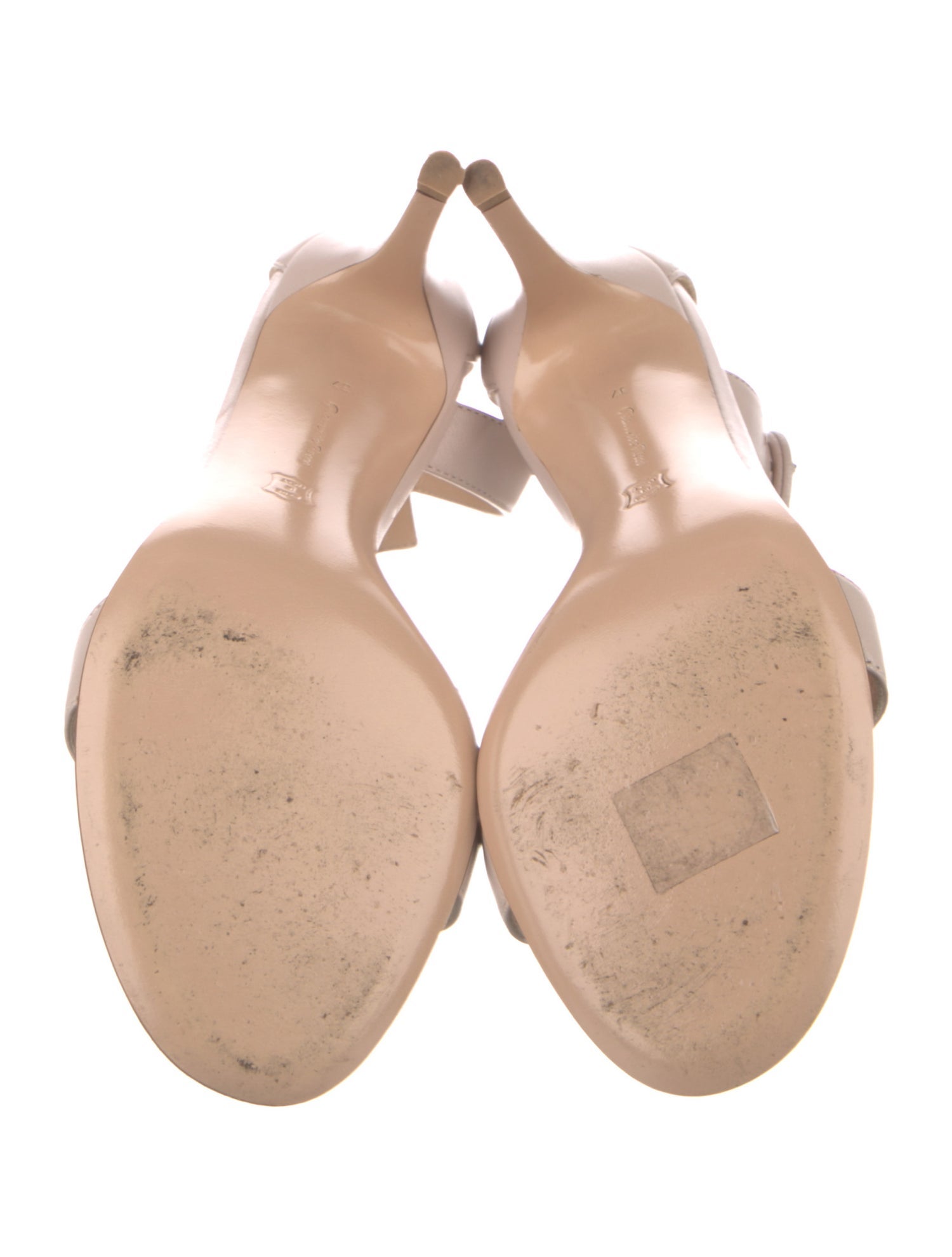 René Caovilla Patent Leather Sandals