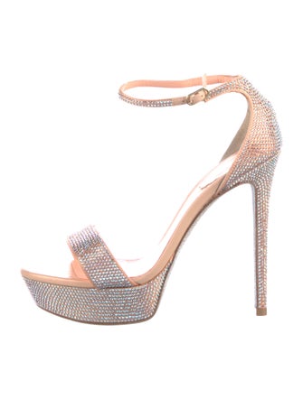 René Caovilla Crystal Sandals