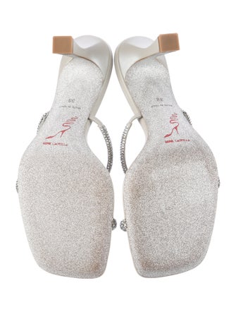 René Caovilla Crystal Crystal Embellishments Slides