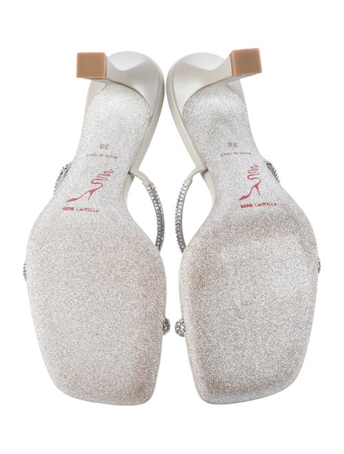 René Caovilla Crystal Crystal Embellishments Slides