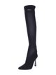 René Caovilla Cashmere Crystal Embellishments Sock Boots