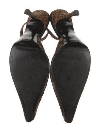 René Caovilla Mesh Slingback Pumps