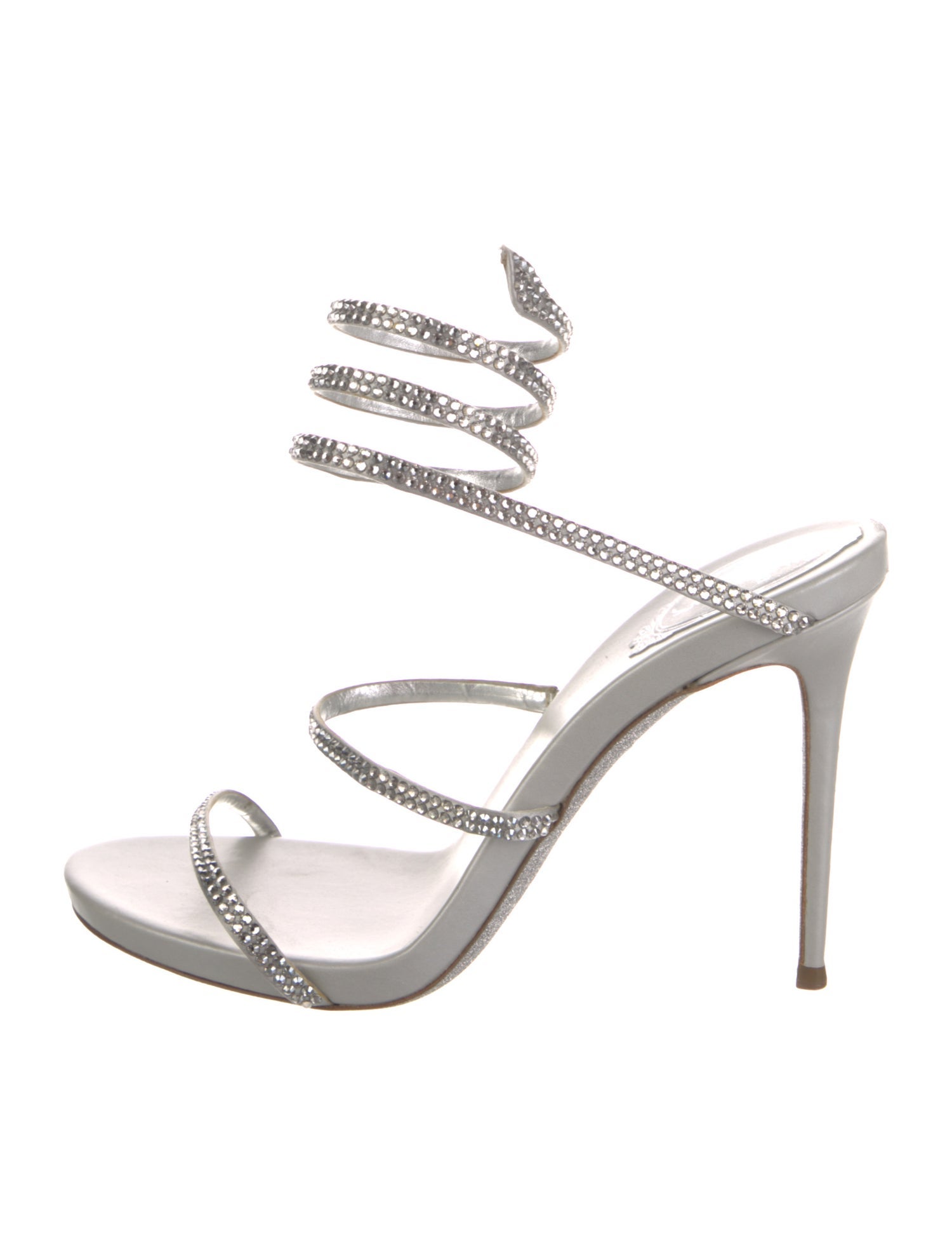 René Caovilla Crystal Crystal Embellishments Sandals
