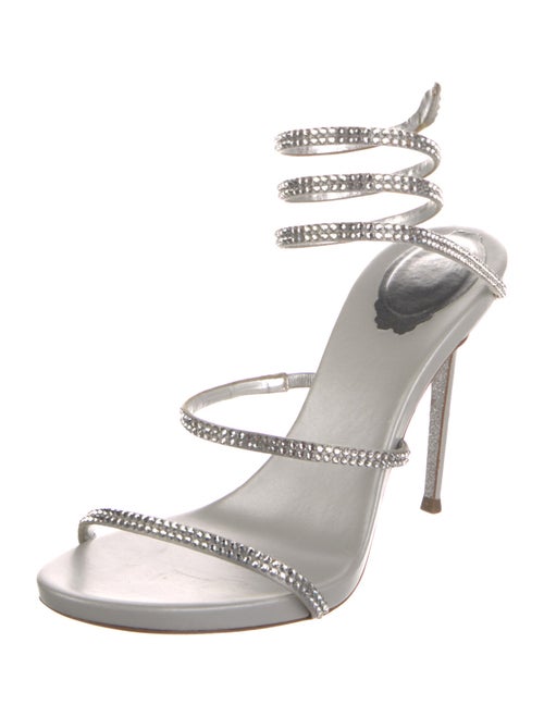 René Caovilla Crystal Crystal Embellishments Sandals