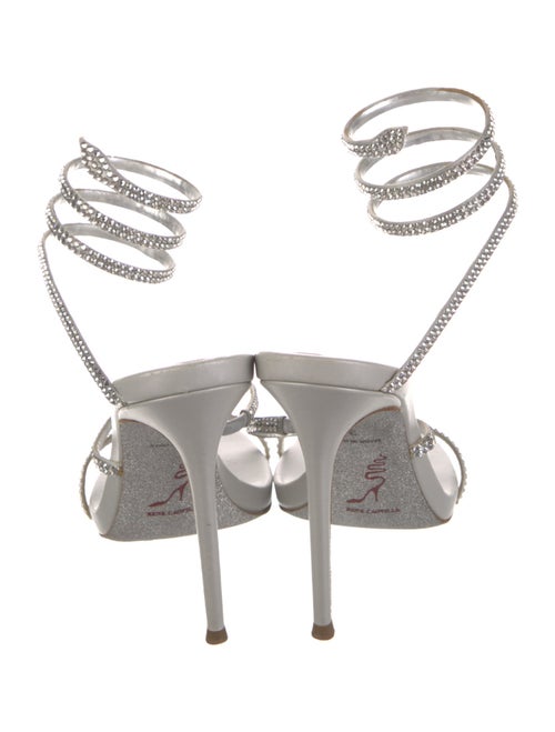 René Caovilla Crystal Crystal Embellishments Sandals