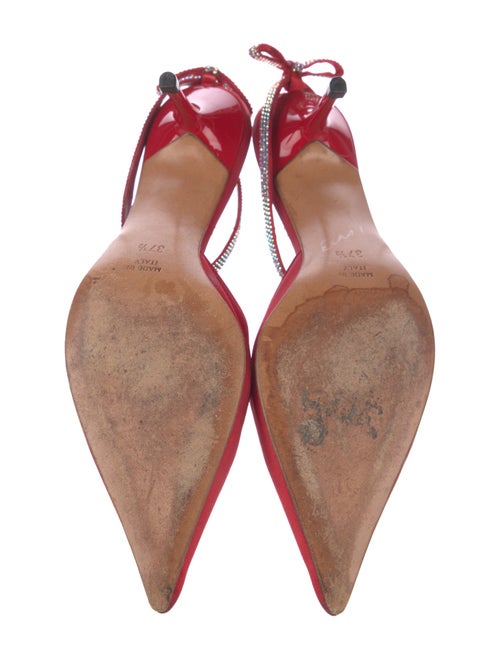 René Caovilla Satin Mules