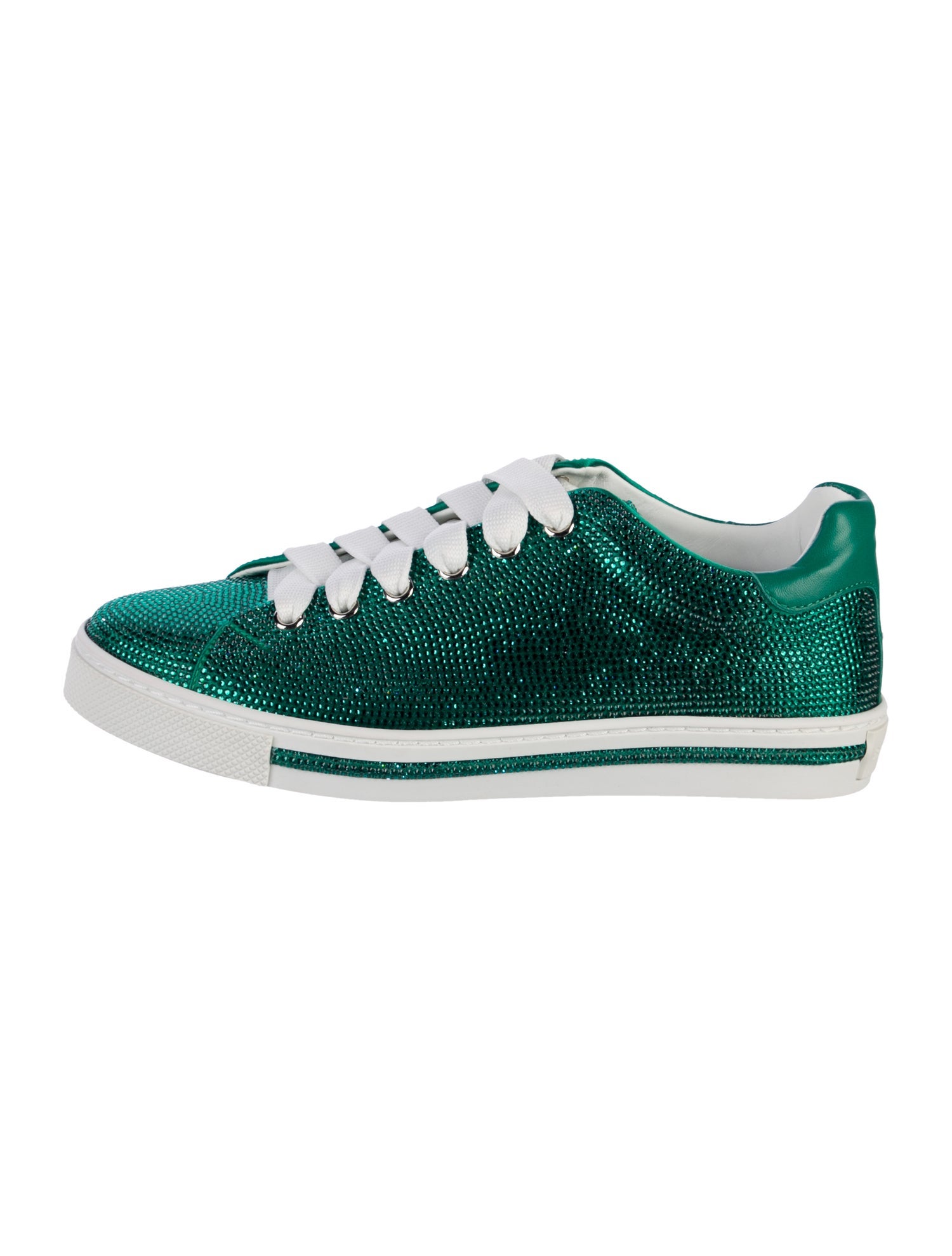 René Caovilla Leather Sneakers