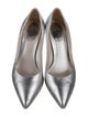 René Caovilla Leather Crystal Embellishments Pumps