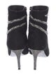 René Caovilla Suede Crystal Embellishments Sock Boots