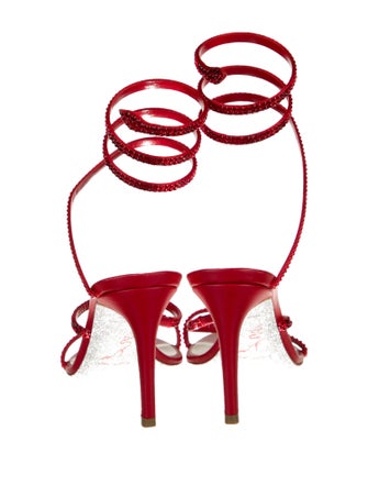 René Caovilla Crystal Crystal Embellishments Sandals
