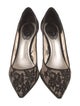 René Caovilla Lace Lace Pattern Pumps