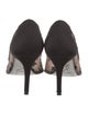 René Caovilla Lace Lace Pattern Pumps