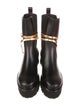 René Caovilla Leather Crystal Embellishments Chelsea Boots