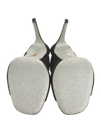 René Caovilla Suede Slides