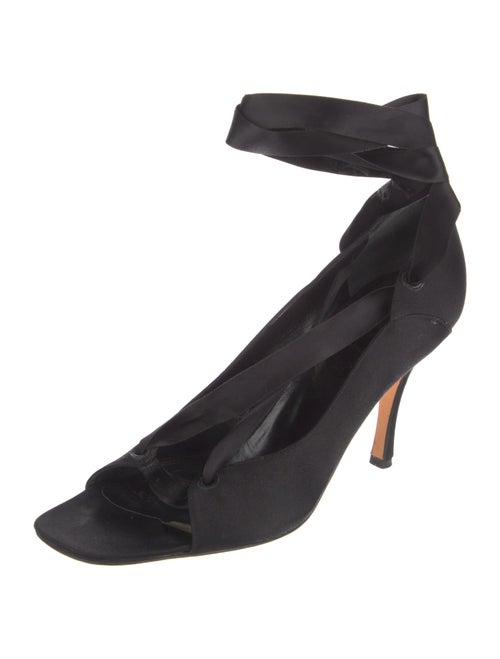 René Caovilla Satin Sandals