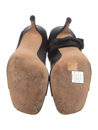 René Caovilla Satin Sandals