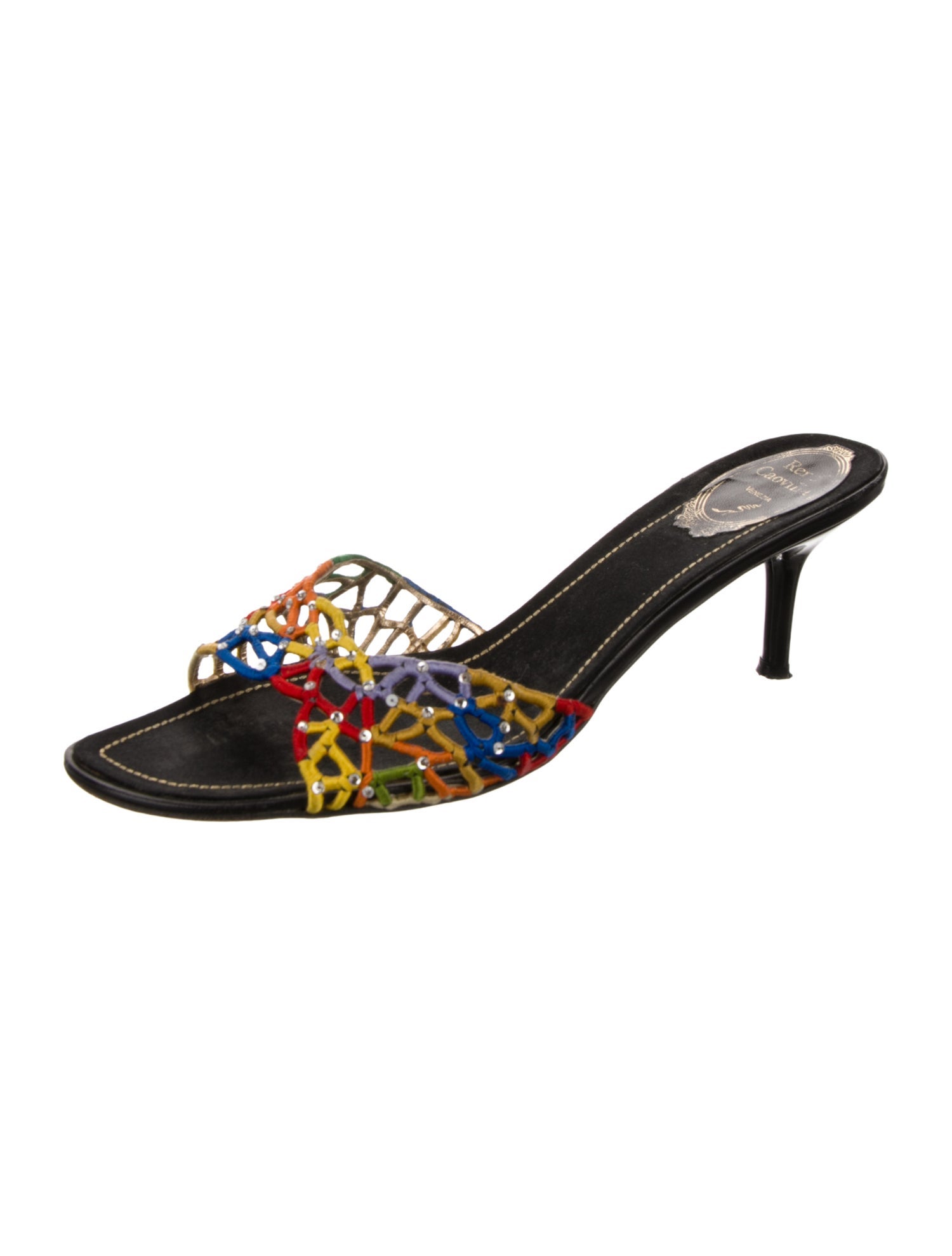 René Caovilla Printed Slides