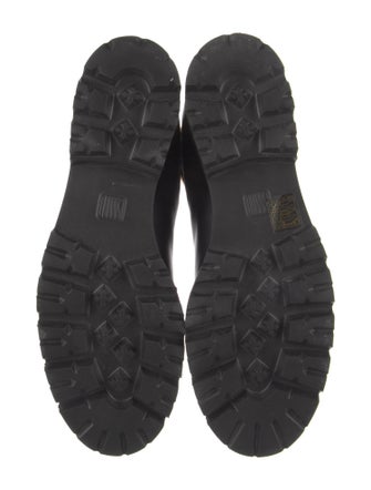 René Caovilla Leather Moto Boots