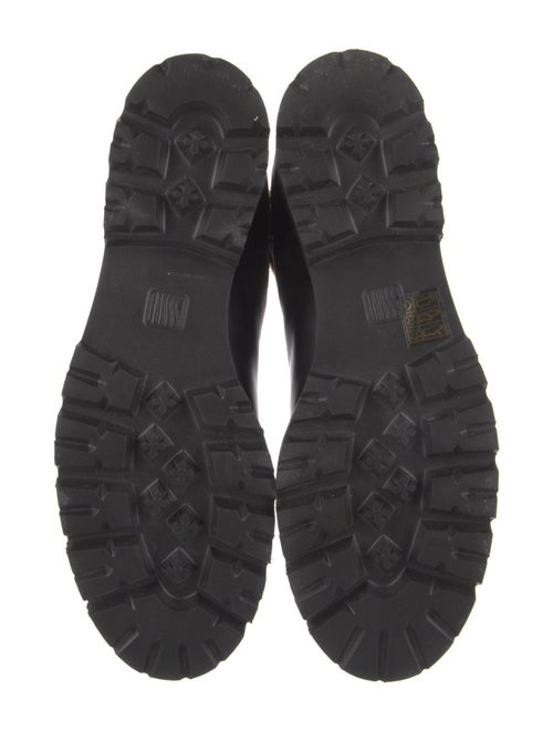 René Caovilla Leather Moto Boots