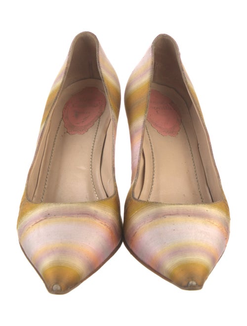 René Caovilla Printed Pumps
