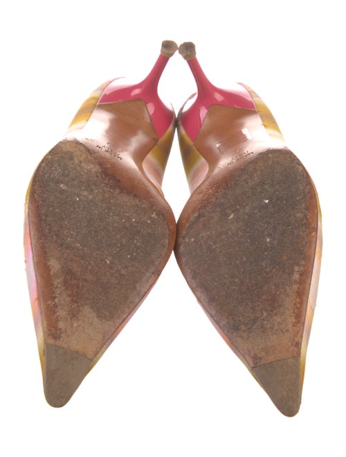 René Caovilla Printed Pumps