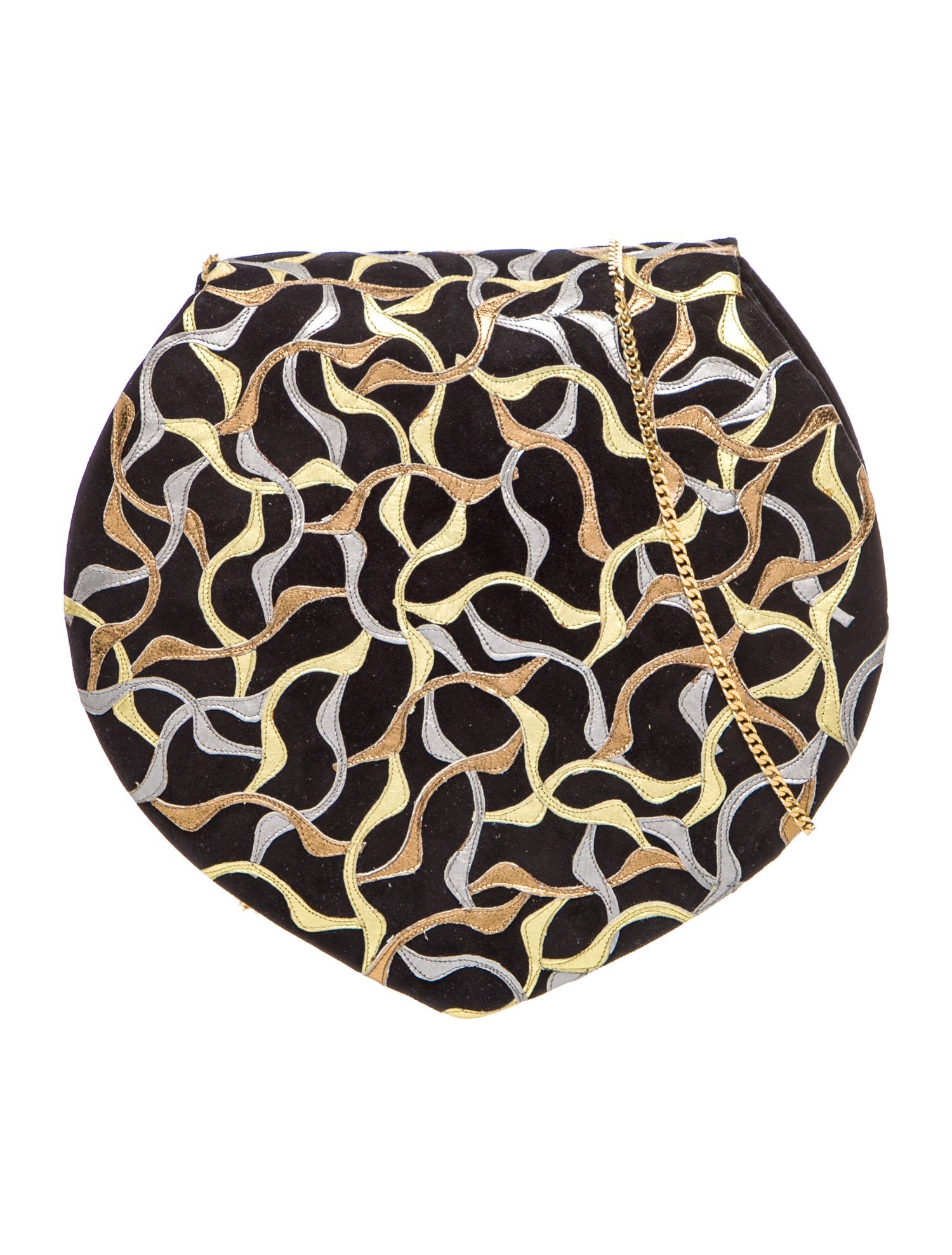 René Caovilla Velvet Minaudière