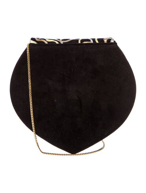 René Caovilla Velvet Minaudière