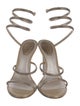 René Caovilla Crystal Embellishments Sandals
