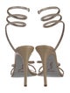 René Caovilla Crystal Embellishments Sandals
