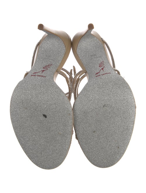 René Caovilla Crystal Embellishments Sandals