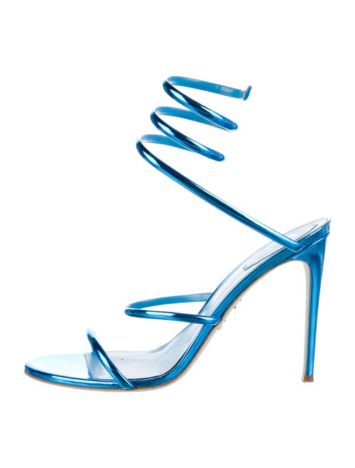 René Caovilla Leather Sandals
